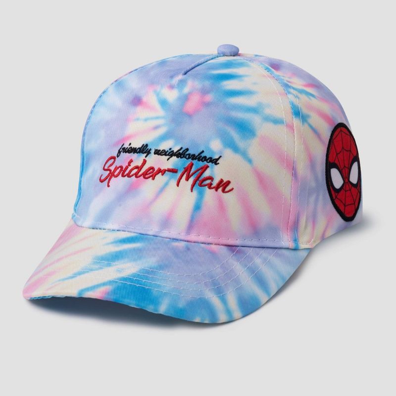 Photo 1 of Girls' Spider-Man Tie-Dye Hat