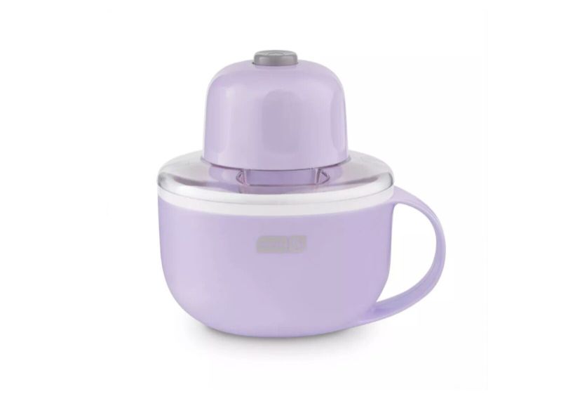 Photo 1 of DASH My Mug Ice Cream Maker, for Ice Cream, Gelato, Sorbet, Frozen Yogurt, and Custom Mix-Ins 1 Pint Lilac/Purple