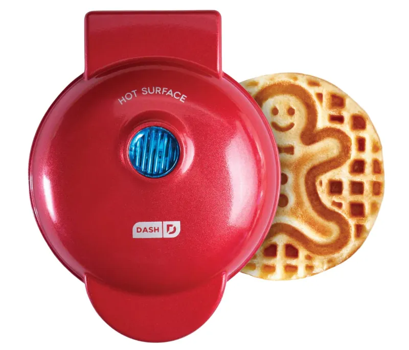 Photo 1 of Gingerbread Man Mini Waffle Maker By Dash 