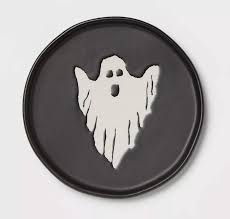 Photo 1 of 4 Pack Ghost Halloween Plates 