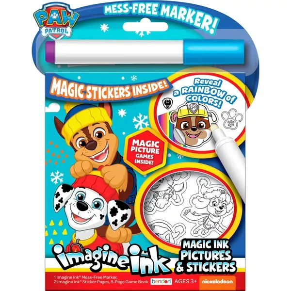 Photo 1 of 9 Pack PAW Patrol Holiday Imagine Ink Sticker Book

