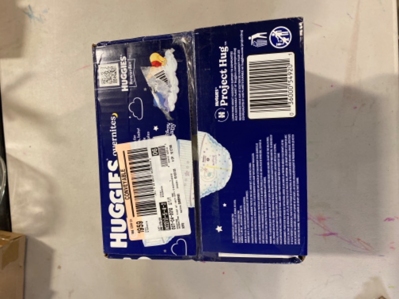 Photo 1 of Huggies Overnites Nighttime Size 7 Diapers 41+ lbs