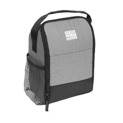 Photo 2 of Fulton Bag Co. Flip Down Lunch Bag - Gray