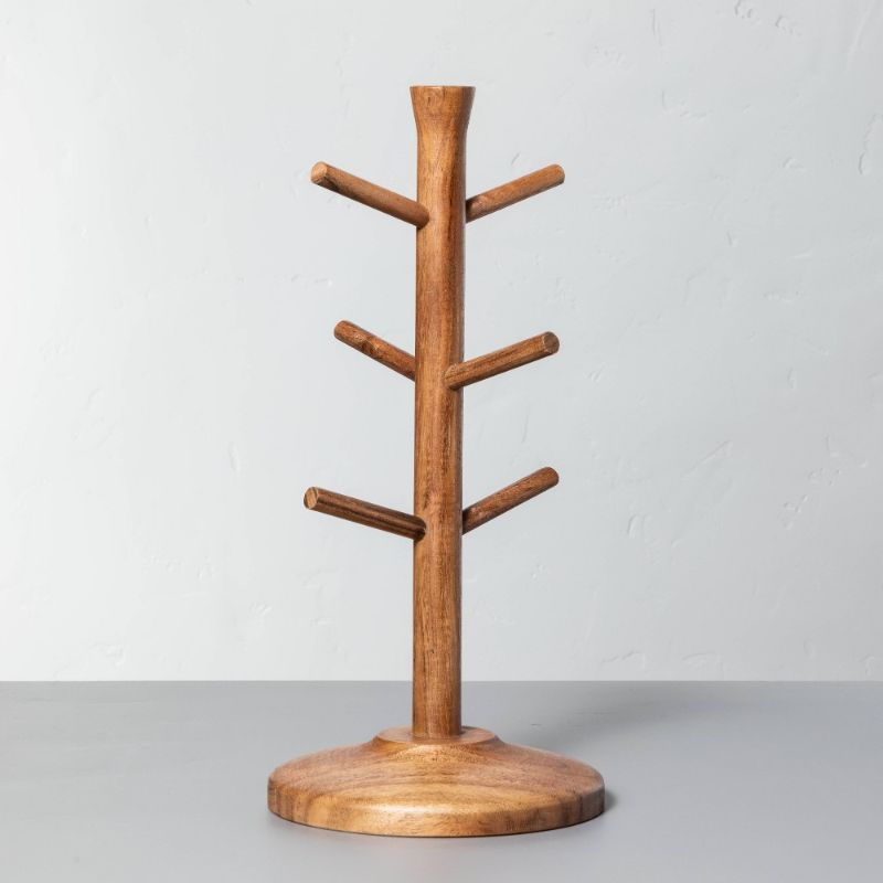 Photo 1 of Wooden Mug Tree Brown - Hearth & Hand™ with Magnolia