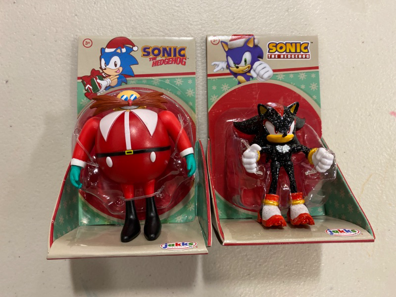 Photo 1 of Sonic the Hedgehog Dr. Eggman & Shadow Holiday Mini Figure
