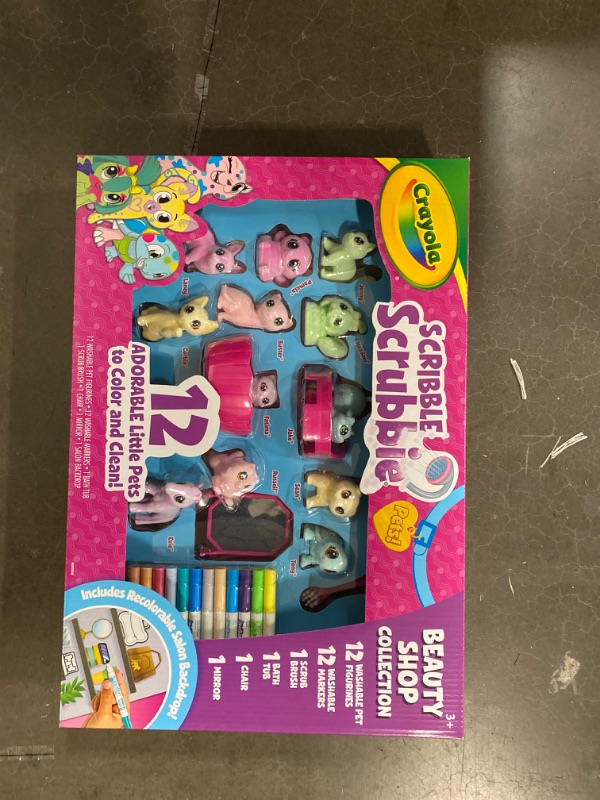 Photo 2 of Crayola Scribble Scrubbie Pets Beauty Shop Drawing and Coloring Kit
