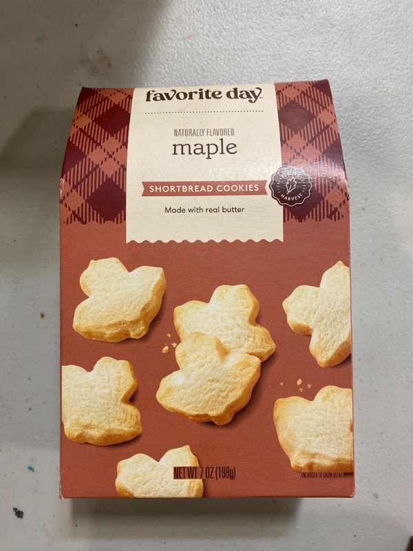 Photo 1 of 3 Pack 7oz Favorite Day Maple Shortbread Cookies 