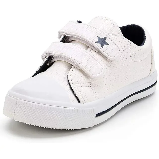 Photo 1 of Size 9 KushyShoo Baby Sneakers Toddler Children Boys Girls Shoes Solid Star Double Hook Boys Shoes Kid Shoes Toddler Boy Shoes