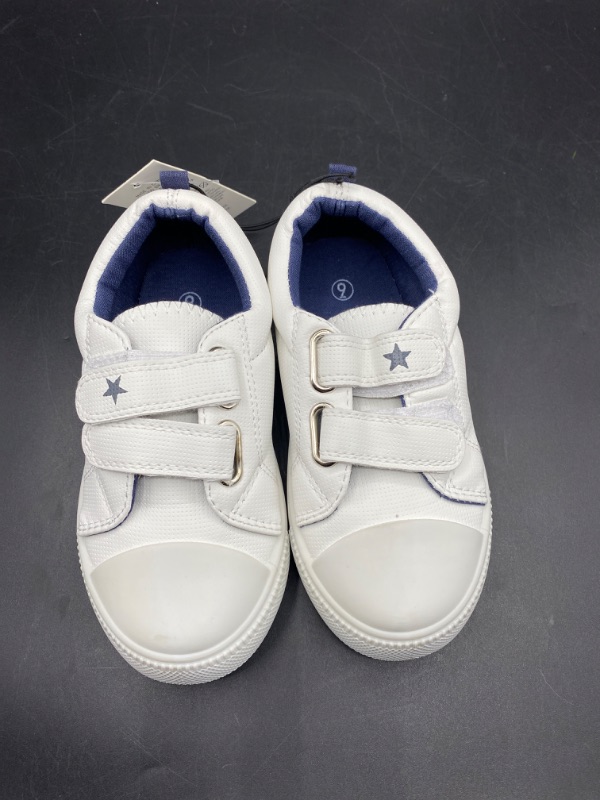 Photo 2 of Size 9 KushyShoo Baby Sneakers Toddler Children Boys Girls Shoes Solid Star Double Hook Boys Shoes Kid Shoes Toddler Boy Shoes