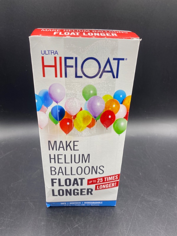 Photo 3 of Hi-Float Company Ultra with Pump Balloon Treatment, 16 oz, Multicolor