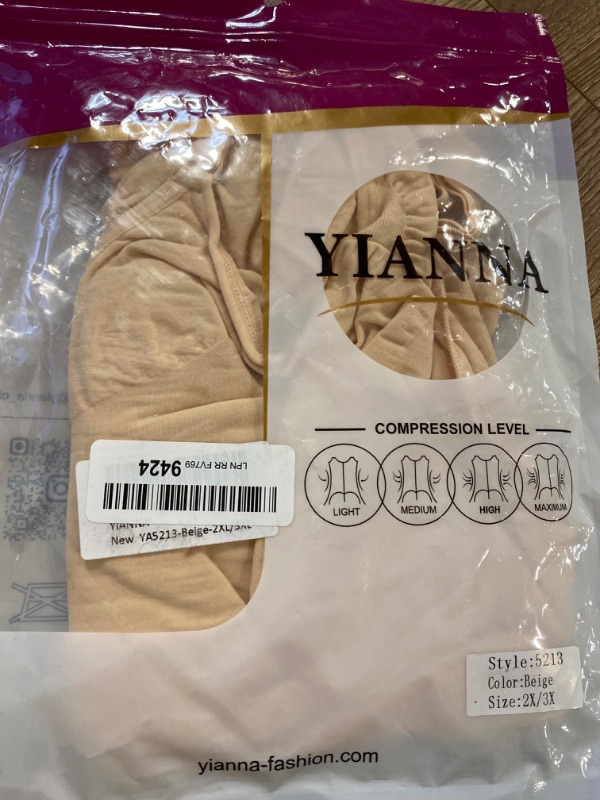 Photo 2 of YIANNA Fajas Colombianas Postparto Shapewear for Women Tummy Control High Compression Body Shaper with Hook Crotch
SIZE 2X/3X