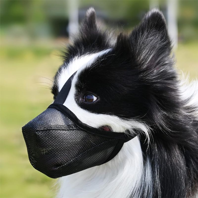 Photo 1 of size xtra small dog muzzle soft mesh