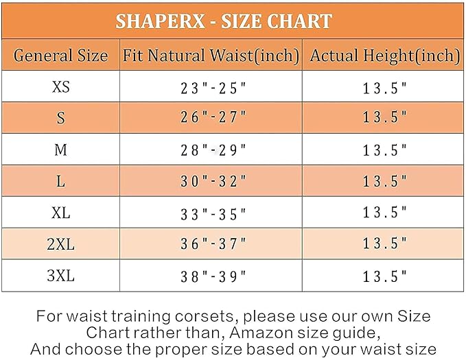 Photo 2 of size XS SHAPERX Women 24 Double Steel-Boned Longline Heavy Duty Waist Training Corsets Shaper
