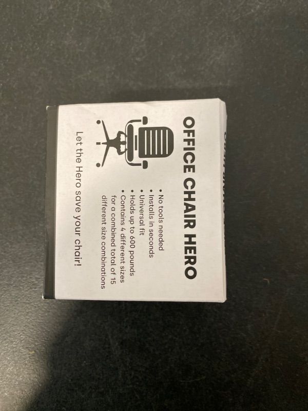 Photo 5 of Office Chair Hero Fix Attaches Clamps to Large Cylinder Piston Stops Your Chairs Sinking When Computer Hydraulic Lift Has No Gas Stop Replacement
