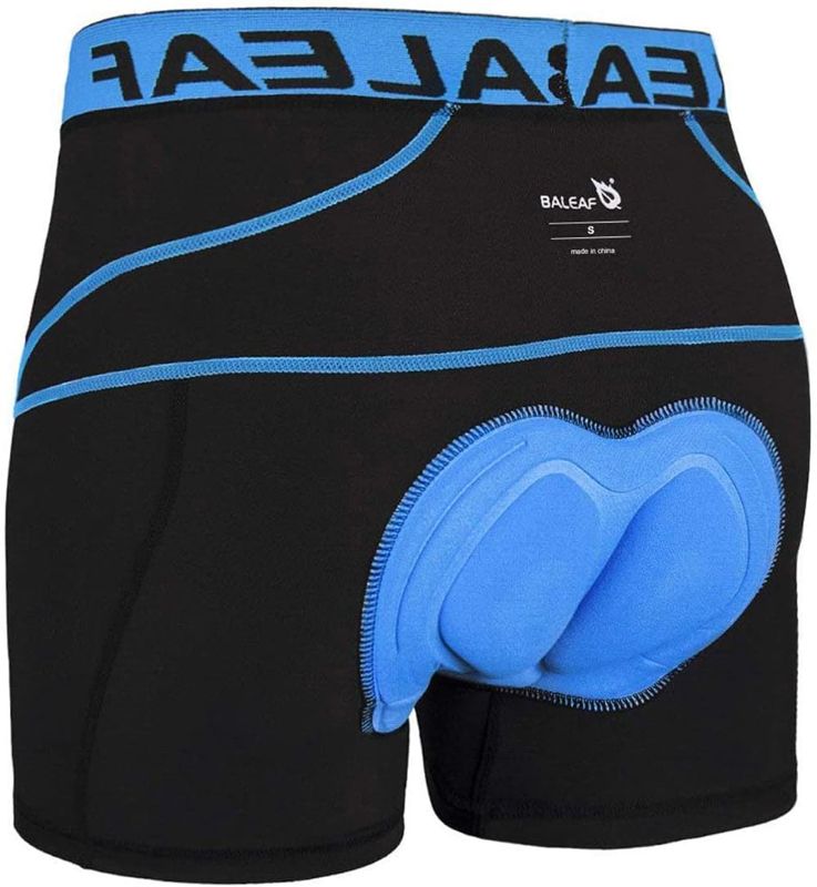 Photo 2 of size 2xL BALEAF Men's 3D Padded Bike Shorts Cycling Underwear MTB Liner
