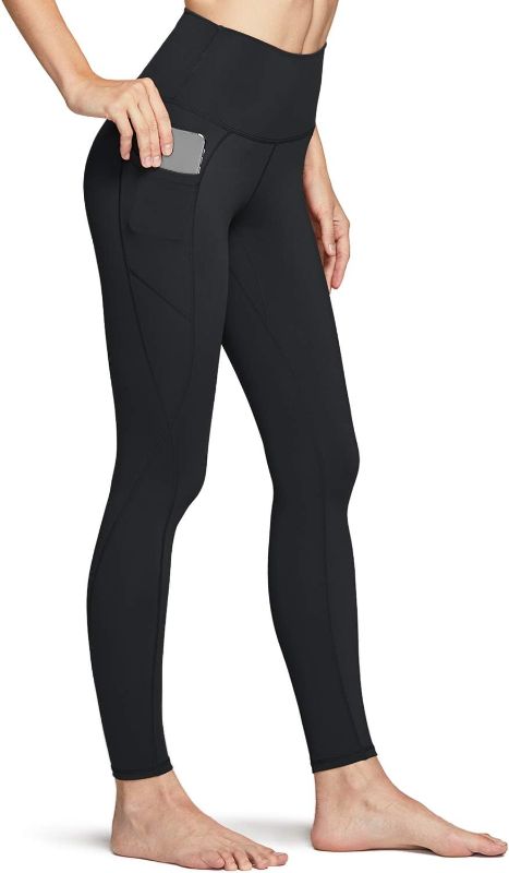 Photo 1 of TSLA Women's Tummy Control Yoga Pants with High Waist and Running Yoga Leggings with Convenient Pockets for Workouts
