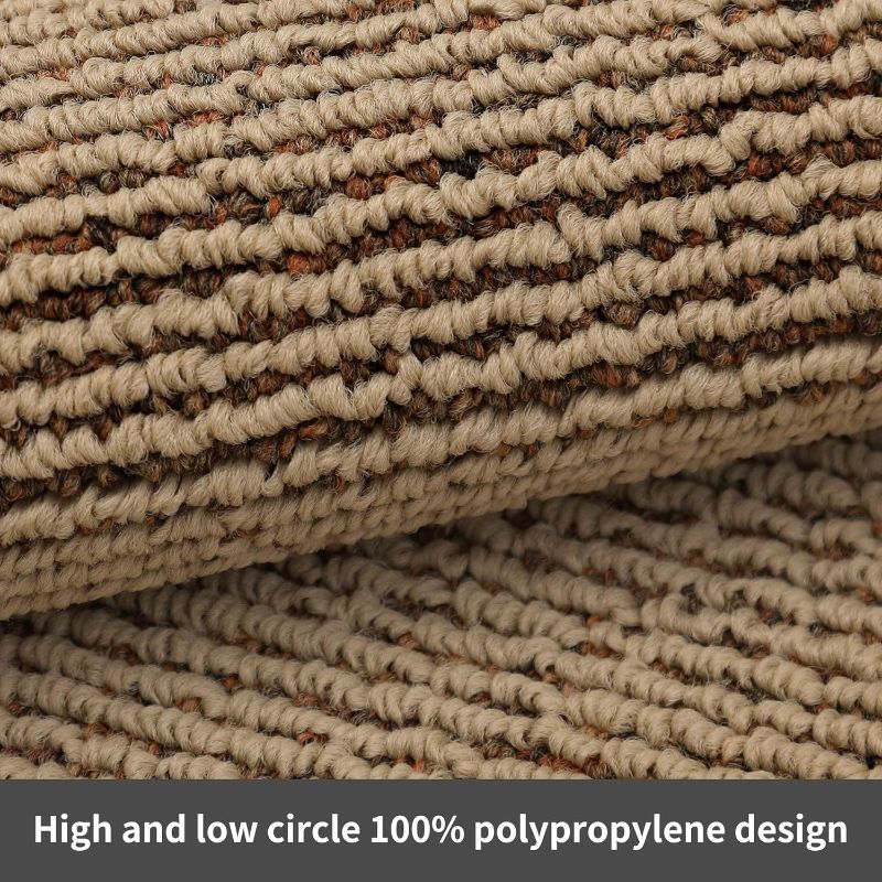 Photo 2 of COSY HOMEER 24x35 Inch/24X60 Inch Kitchen Rug Mats Made of 100% Polypropylene Strip TPR Backing 2 Pieces Soft Kitchen Mat Specialized in Anti Slippery and Machine Washable,Beige
