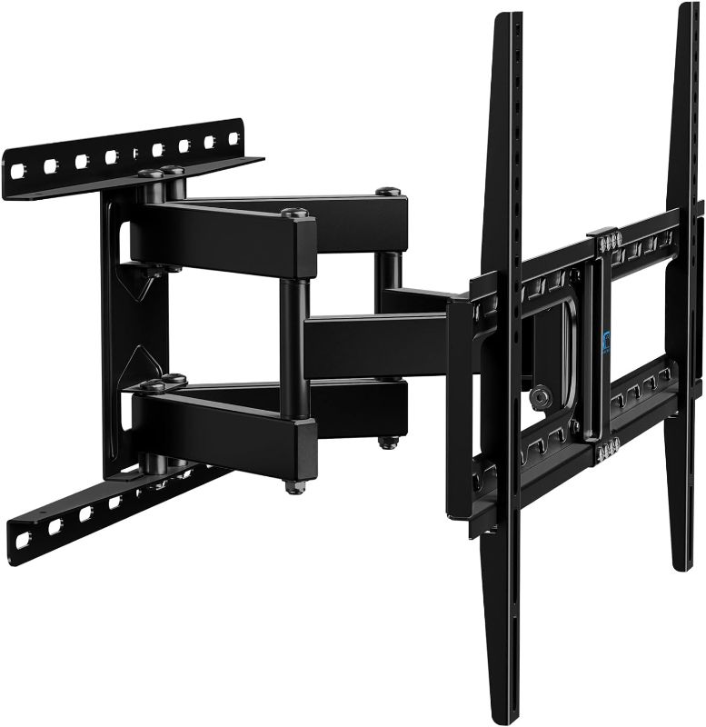 Photo 1 of HOME VISION TV Wall Mount Full Motion for Most 32-75 inch TVs up to132lbs, TV Mount Swivel and Tilt with Dual Articulating Arms, TV Wall Mount Bracket Max VESA 600x400mm Fits 12/16" Wood Stud
