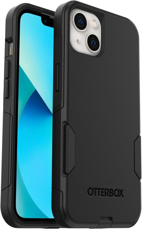 Photo 2 of OtterBox Commuter Series iPhone 13 Case - Black, Dual Layer, Antimicrobial, Wireless Charging Compatible
