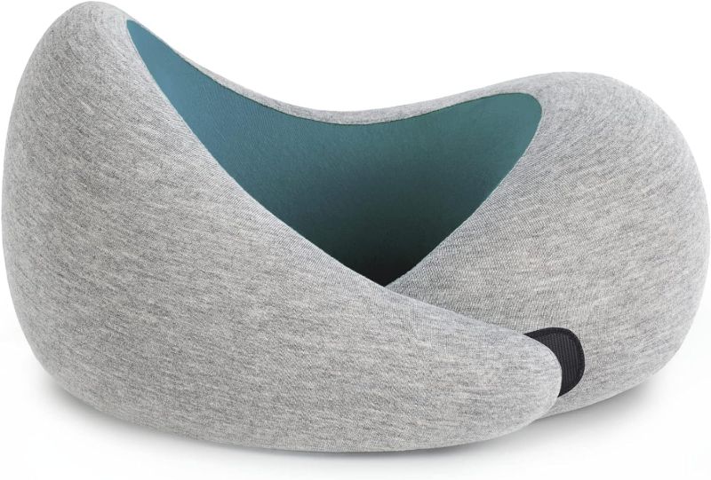 Photo 1 of Ostrichpillow Go Neck Pillow - Premium Memory Foam Travel Pillow, 360º Ergonomic Design, Asymmetrical Sides, Travel Bag Included, Washable Modal Cover
