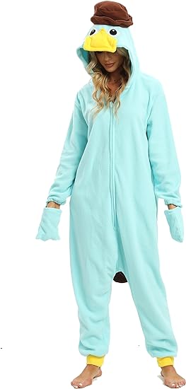 Photo 1 of BGOKTA Halloween Animal Onesie Pajamas for Adults Stitch Costume Cosplay Homewear One Piece
