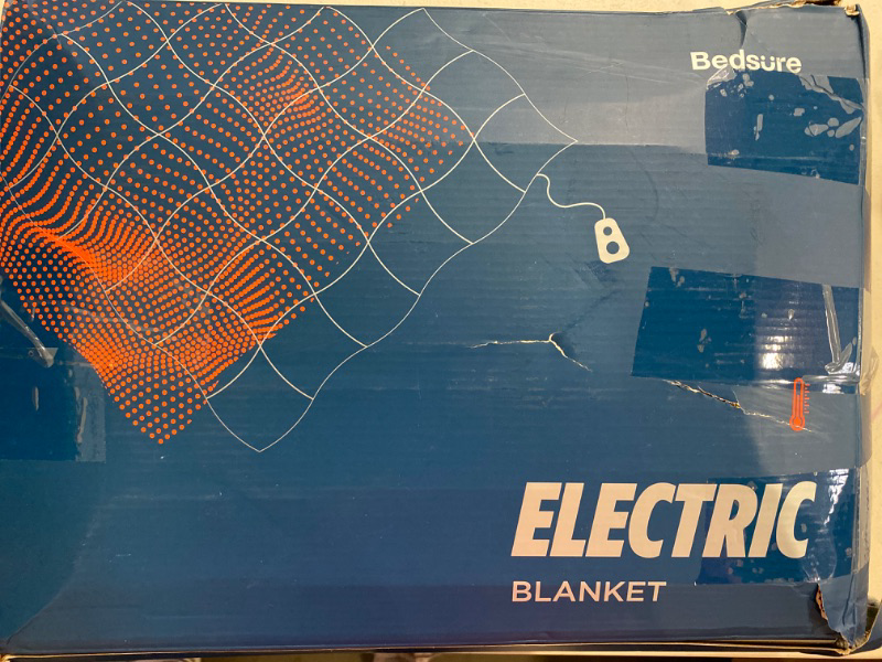 Photo 3 of Bedsure Heated Blanket Electric Blanket - Soft Flannel Electric Throw, Heating Blanket with 4 Time Settings, 6 Heat Settings, and 3 hrs Timer Auto Shut Off (50x60 inches, Grey)
