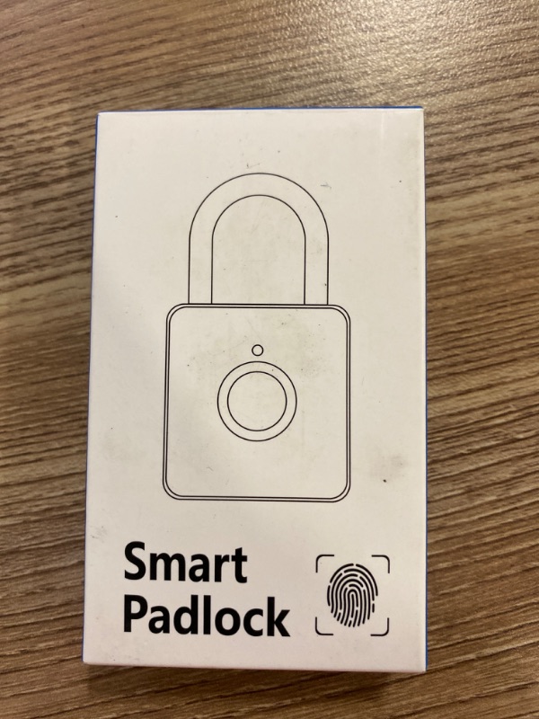Photo 2 of Fingerprint Padlock, Pothunder Padlock, Locker Lock, Combination Lock, Fingerprint Lock with APP Unlock, USB Rechargeable, Suitable for Gym Locker, Door, Locker(RED)
