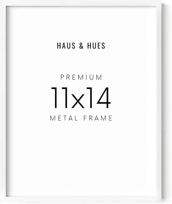 Photo 1 of HAUS AND HUES 11x14 White Picture Frame - 11x14 White Frame White 11x14 Picture Frame, 11x14 Frame White Picture Frame 11x14, 11x14 Poster Frame White Picture Frame Set 1 (White Frame)
