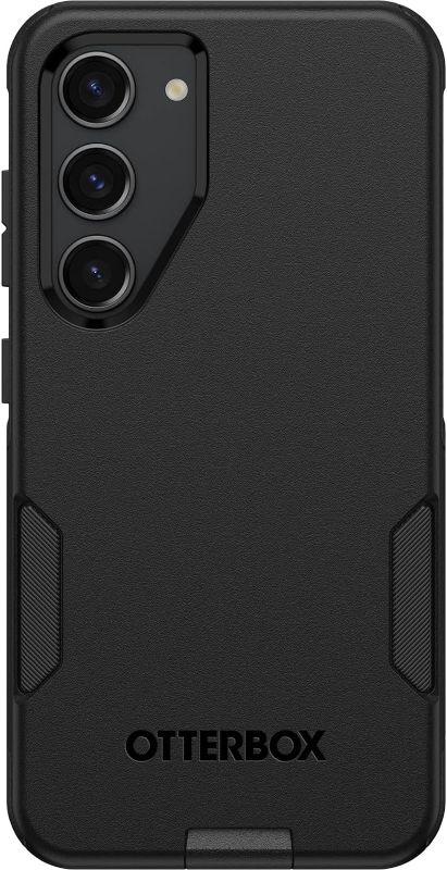 Photo 2 of OtterBox Galaxy S23 Commuter Series Case - BLACK, Slim & Tough, Pocket-Friendly, with Port Protection
