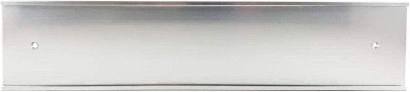 Photo 1 of NapTags Nameplate Holder - Wall or Door - 14" x 3" (Silver, 12)
