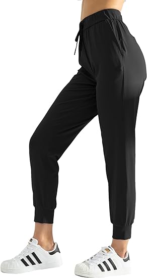 Photo 1 of AJISAI Women's Joggers Pants Drawstring Running Sweatpants with Pockets Lounge Wear
