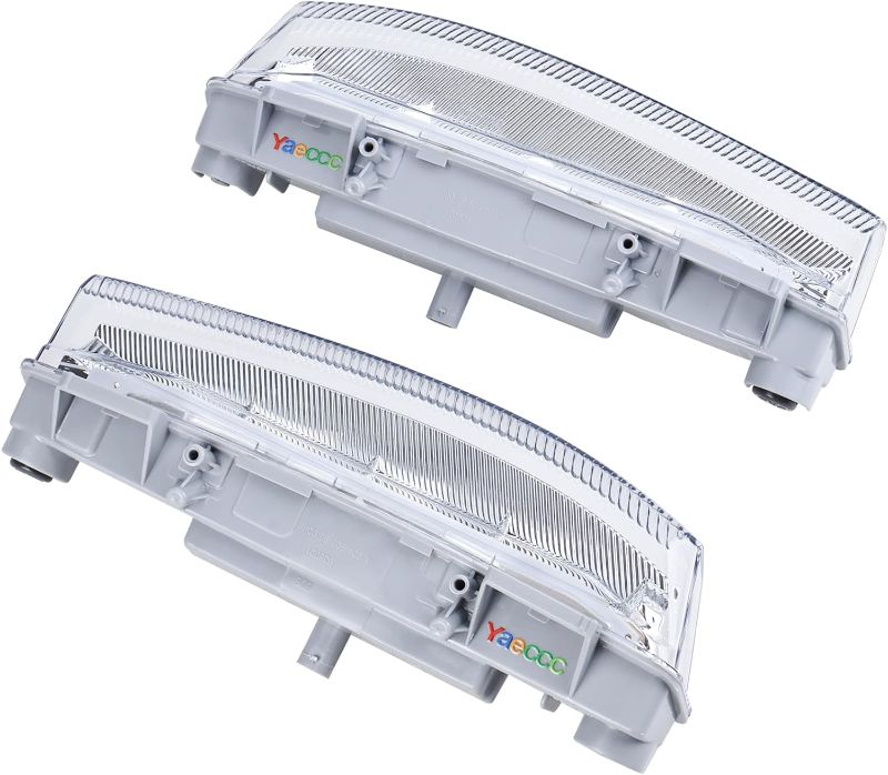 Photo 1 of Yaeccc Pair of Fog Lamp LED Daytime Running Lamp Fog Light Compatible with 2007-2015 Mercedes Benz C Class W204 C250 C300 C350 E Class W212 E350
