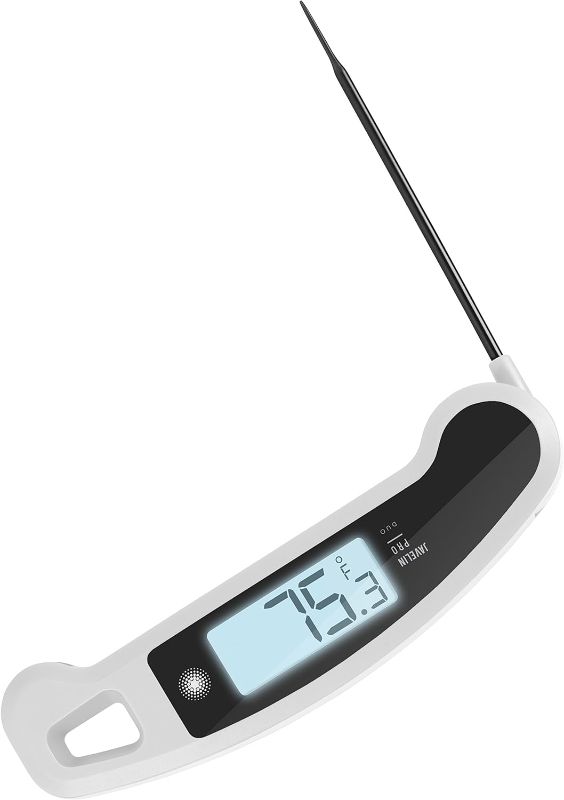 Photo 2 of Lavatools PX1D Javelin PRO Duo Ultra Fast Professional Digital Instant Read Meat Thermometer for Grill and Cooking, 4.5" Probe, Auto-Rotating Backlit Display, Splash Resistant – Panda
