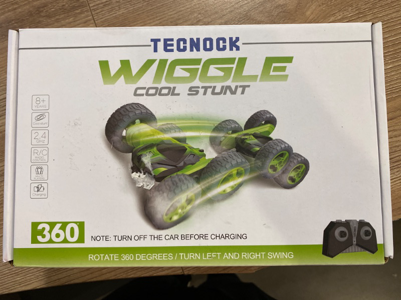 Photo 4 of Tecnock Remote Control Car for Kids, 360 ° Rotating Double Sided Flip RC Stunt Car, 2.4GHz 4WD Toy Car with Rechargeable Battery for 45 Min Play, Great Gifts for Boys and Girls
