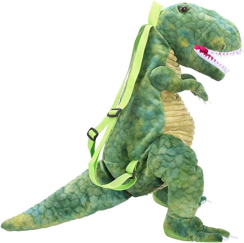 Photo 1 of SXVZBH 3D Dinosaur Backpack, Kids Cute Animal Backpack Boys Girls Parent-Child Toddler Dinosaurs Bag Creative Gifts (Green, 60cm height)
