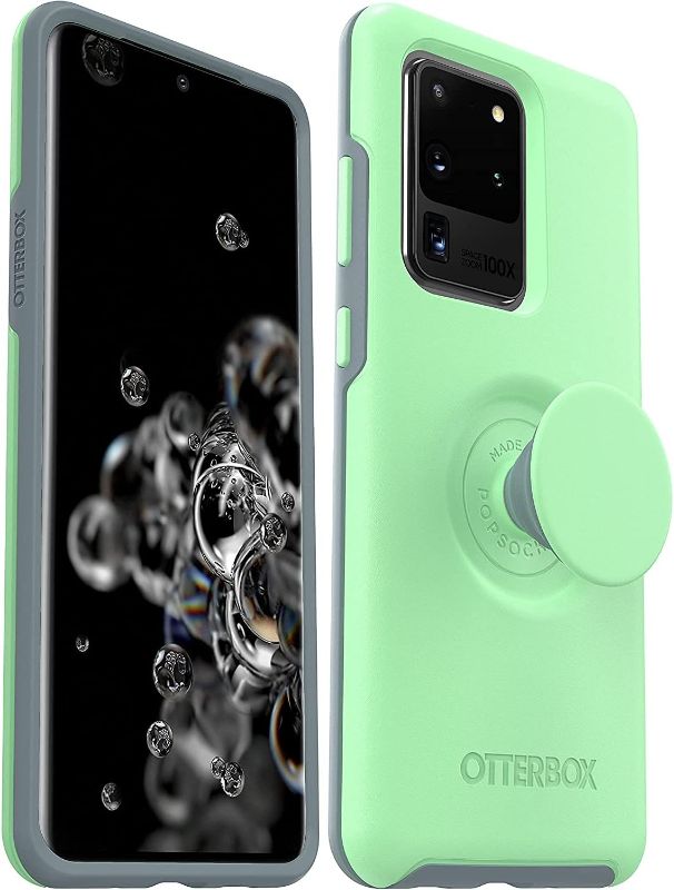 Photo 1 of OtterBox + Pop Symmetry Series Case for Samsung Galaxy S20 Ultra & S20 Ultra 5G (NOT S20/Plus/FE) Non-Retail Packaging - Mint to Be
