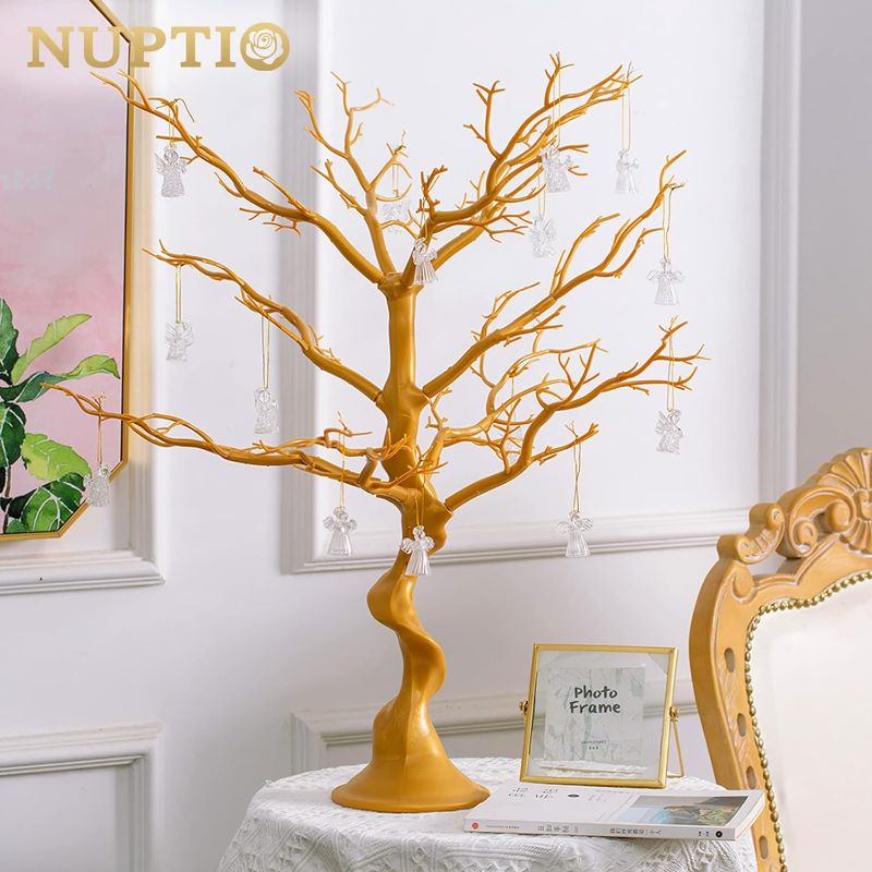 Photo 2 of NUPTIO Tree Branch Centerpieces for Weddings 30"/76cm Tall Manzanita Trees Centerpiece Tree Branches for Birthday Party Event Tabletop Decorations (1 Pc)

