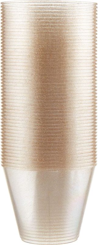 Photo 1 of Oojami 36 count Gold Glitter 9 oz Party Cups Old Fashioned Tumblers
