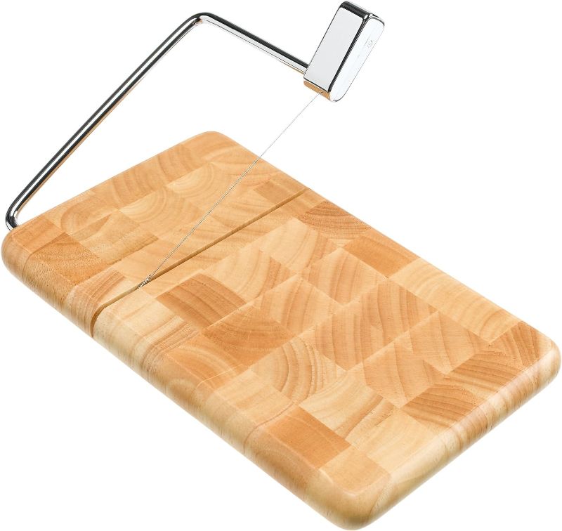 Photo 1 of Prodyne Butcher Block Cheese Slicer, 9 1/2" x 6",End Grain Beechwood
