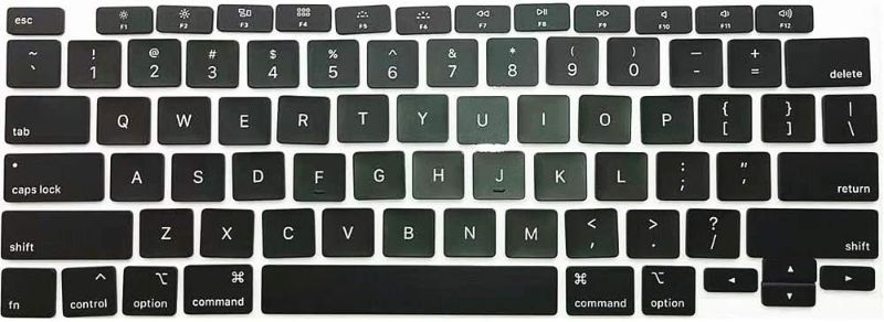 Photo 1 of New Replacement Keyboard Keycaps Keys,Full Set of US Replacement Keycaps QWERTY for MacBook Air 13.3" A2179 2019 2020 Year EMC 3302
