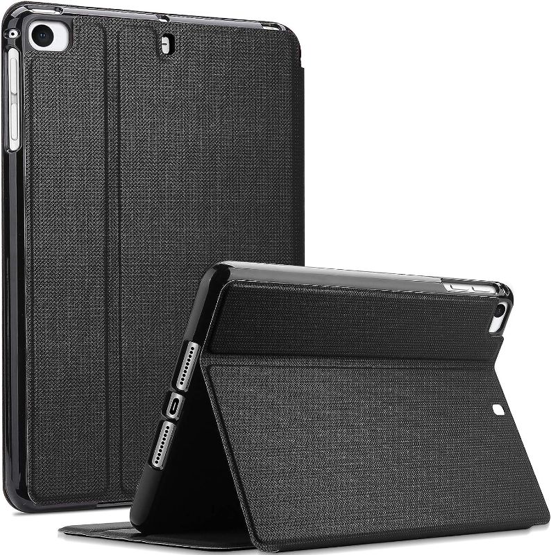 Photo 1 of ProCase Book Cover for iPad Mini 5 Generation 2019/ Mini 4 3 2 1, Slim Stand Protective Folio Case Smart Cover for iPad Mini 5/4/3/2/1 -Black
