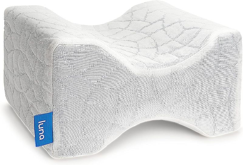 Photo 1 of Luna [CoolLuxe True Cooling Pillow Knee Pillow Memory Foam Pillow Leg Positioner Wedge Pillow | Pillows Bed Pillows & Positioners for Back Support, Hip Pain & Side Sleeper Pillows for Adults
