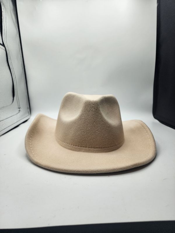 Photo 2 of Sombrero Fedora Hat Bow Felt Hat Men's Top Hat Unisex Vintage Jazz Hat
