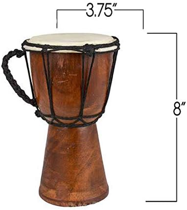 Photo 3 of Drums Djembe Drum Djembe jembe is a Rope- goat skin Covered Goblet Drum Played by Hands West Africa style (4x8)
