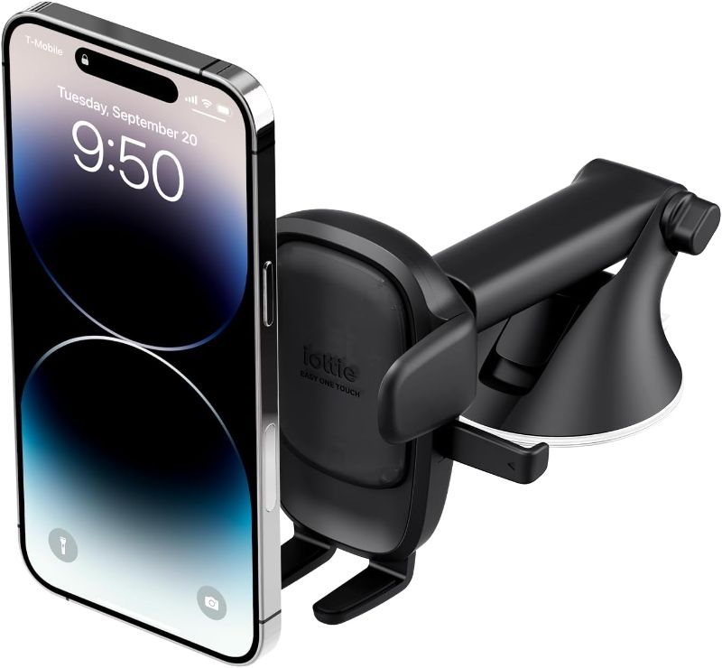 Photo 1 of iOttie Easy One Touch 6 Universal Car Mount Dashboard & Windshield Suction Cup Phone Holder for iPhone Samsung, Google, All Smartphones
