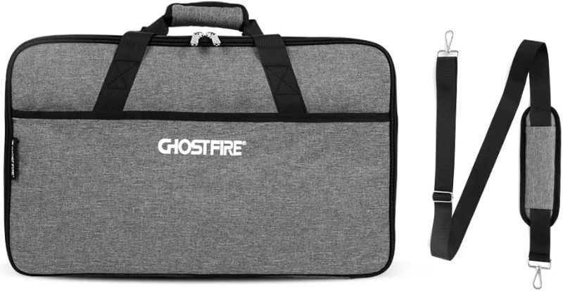 Photo 1 of Ghost Fire Guitar Pedal Board Bag Effect Pedalboard Bag Accessory Storage Bag Carry Case 20.1x11.8x5.1in
