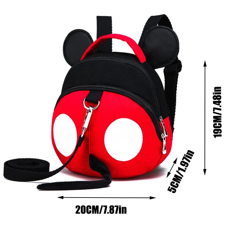 Photo 2 of Baby Anti-Lost Harness, Yimidear Purified Cotton Toddler Safety Leash for Babies & Kids Boys and Girls (Red)
