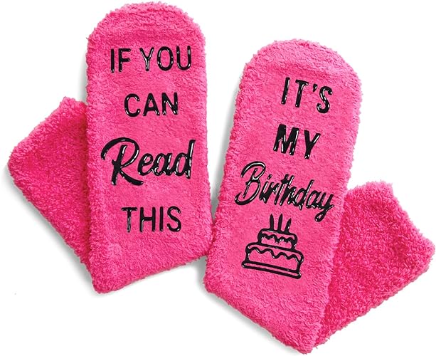 Photo 2 of HAPPYPOP Happy Funny Fun Birthday Gifts for Women Girls, Women Birthday Gift Ideas, Birthday Presents for Women, Birthday Socks Women
