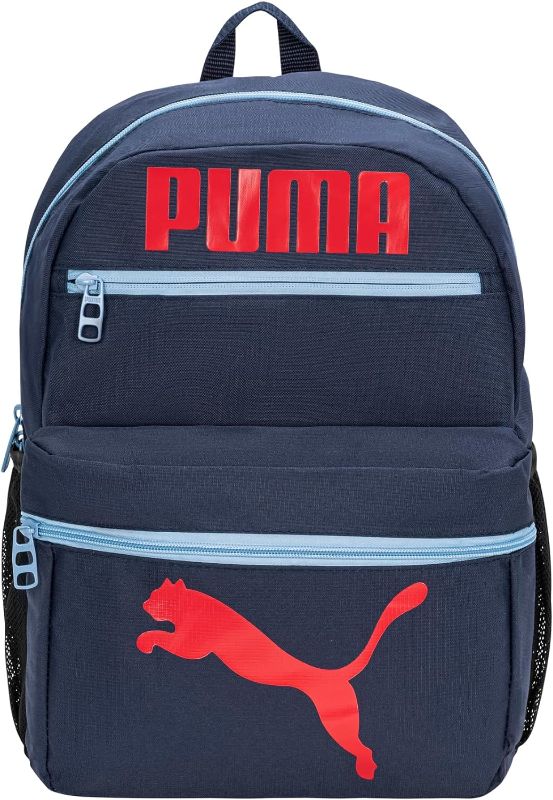 Photo 1 of PUMA Kids' Meridian Backpack, Youth Size, Navy/Red
