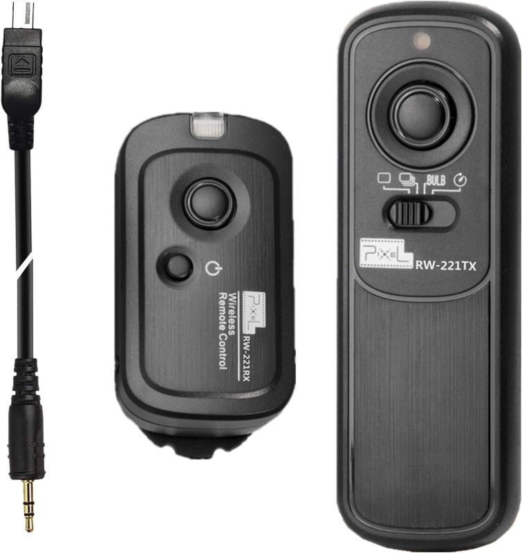 Photo 1 of Pixel 2.4G Wireless Remote Control DC2 Remote Shutter Release Compatible with Nikon MC-DC2 Z7 Z7II Z6 Z6II Z5 D5600 D3300 D5000 D5100 D5200 D5300 D90 D7000 D7100 D7200 D7500 D780 D610 D750 P7700 P7800
